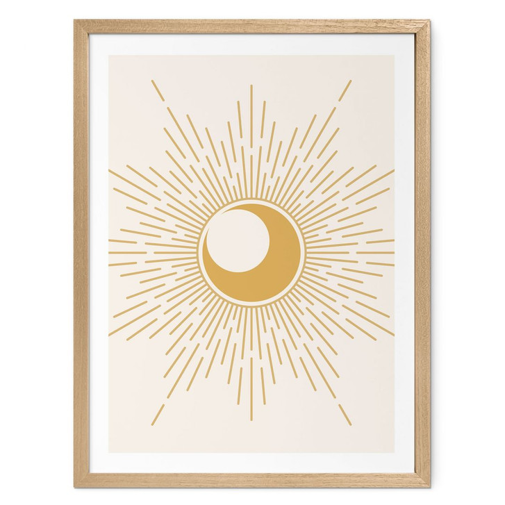 Poster Goldene Sonnenstrahlen - KsanaKalpa - WA460036