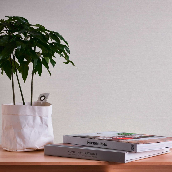 Strukturtapete Weiss überstreichbar - Einfarbige Unitapete - Vliestapete Schlafzimmer Küche - WA396031