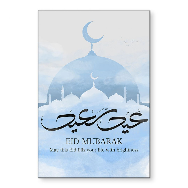 Wandbild Eid Mubarak Moschee - Alu-Dibond - WA436890