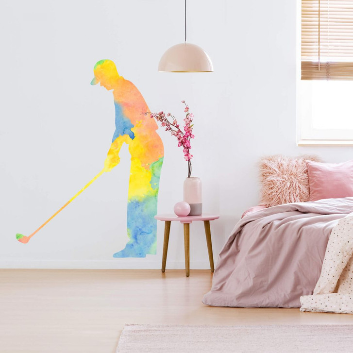Wandtattoo Aquarell Golfer 01 - WA205169