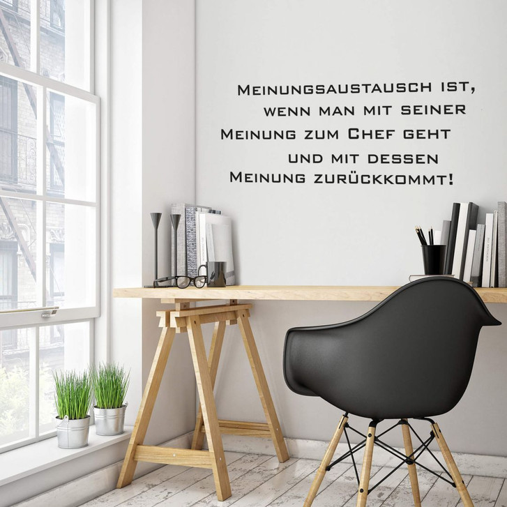 Wandtattoo Meinungsaustausch - WA215349