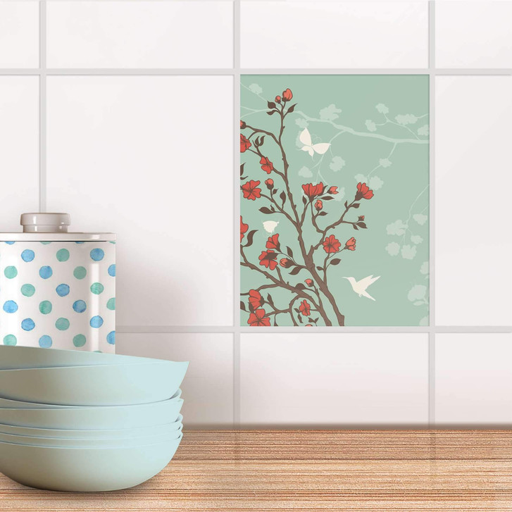 Fliesensticker - Blütenzauber - CR104819