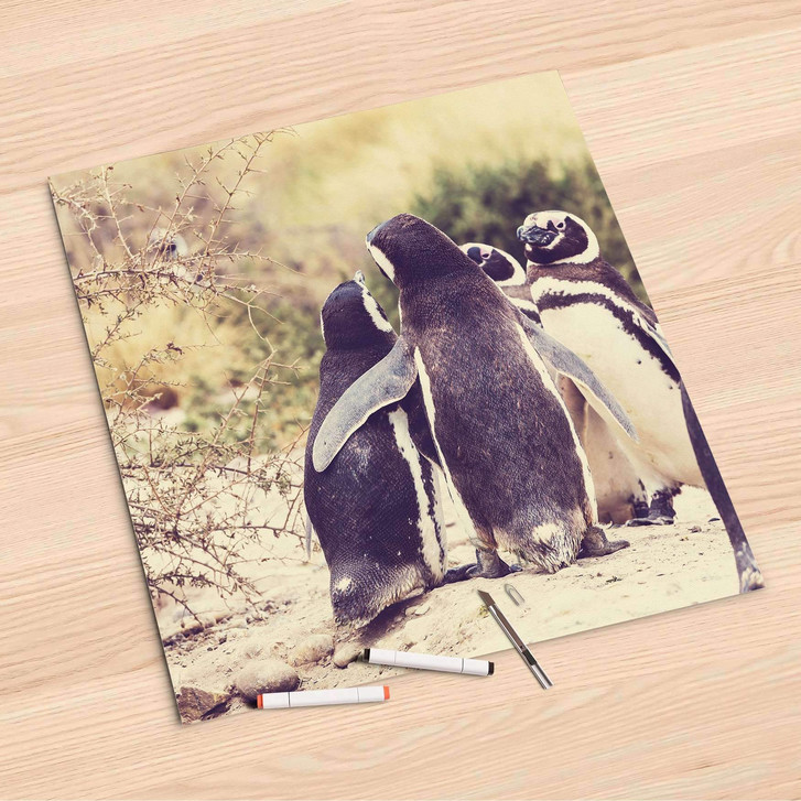 Folienbogen (60x60cm) - Pingu Friendship - CR107154
