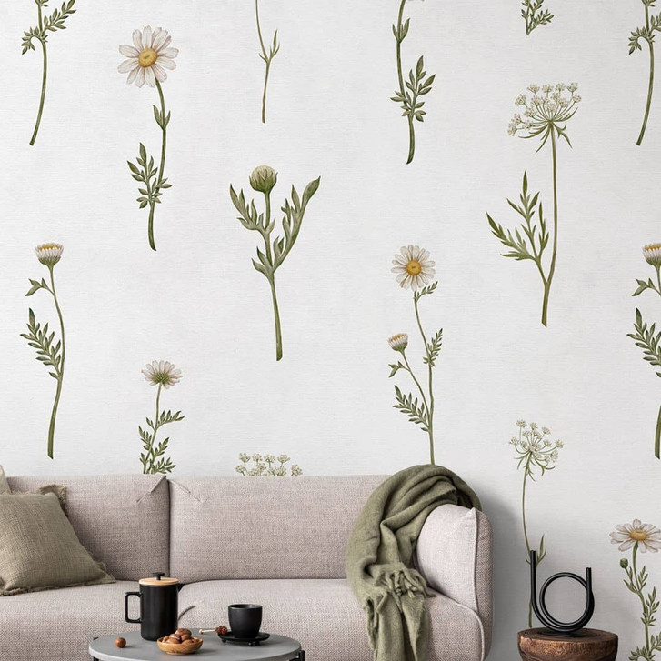 Fototapete Wiesenromantik mit Feldblumen - Kikki Belle - WA432034