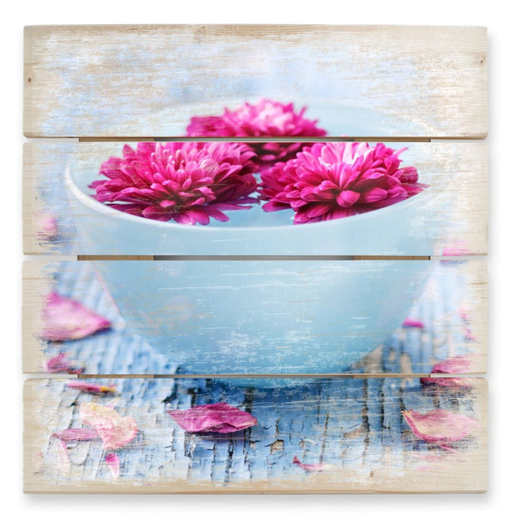 Holzbild Wellness Ambiente - 40 x 41.5 cm - WA132737