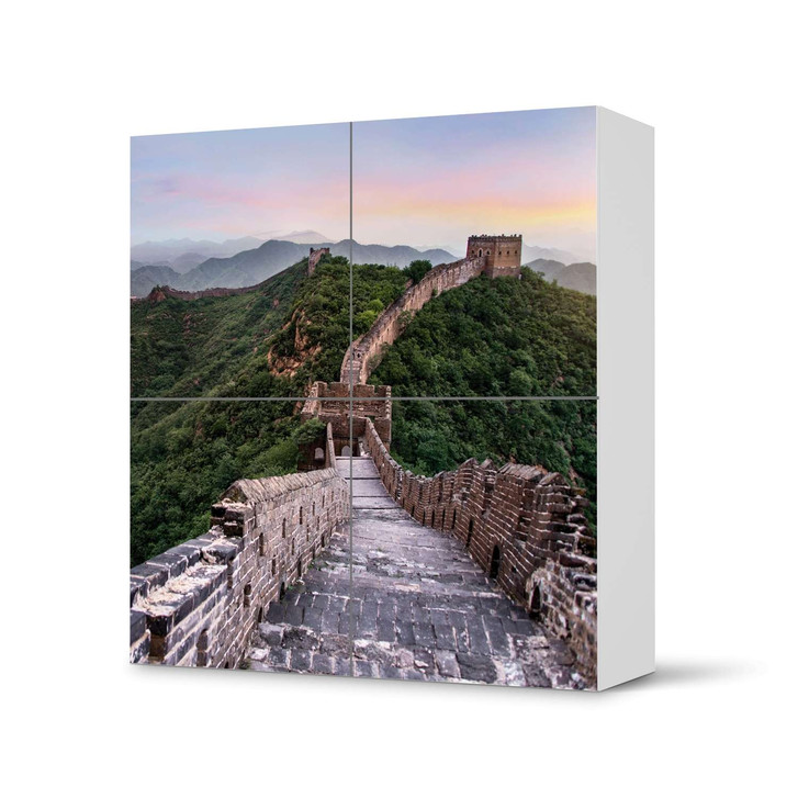 Klebefolie IKEA Besta Schrank 4 Türen - The Great Wall - CR110893