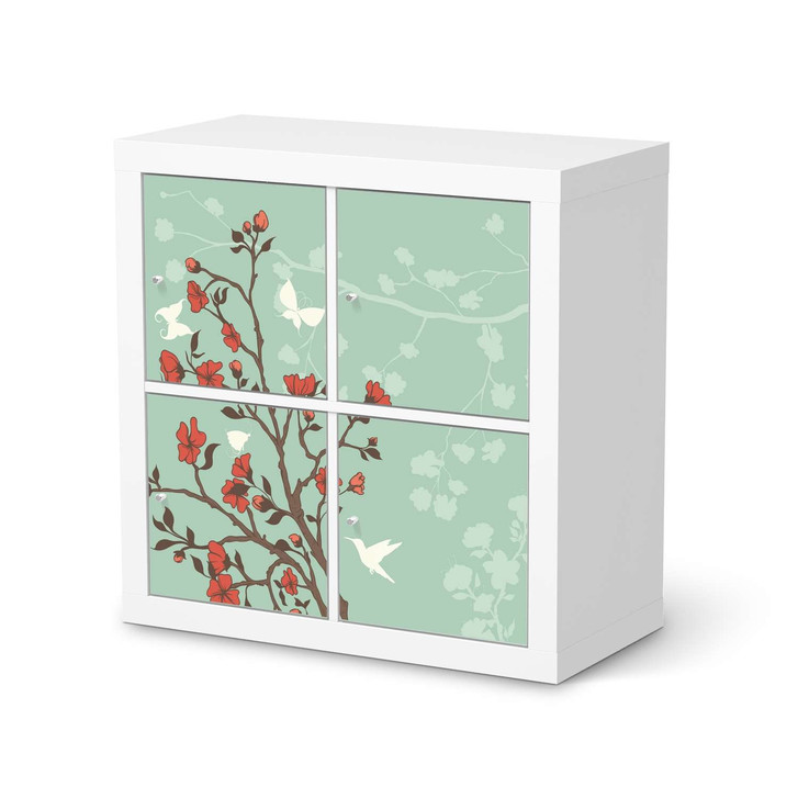 Klebefolie IKEA Kallax Regal 4 Türen - Blütenzauber - CR109604