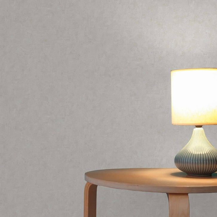 Uni Tapete Used Look - Vliestapete PVC-Frei von A.S. Création Grau Beige 386395 - WA395585
