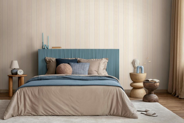 Vliestapete Streifen Modern, Klassisch, Shabby Chic in Beige - WA508531