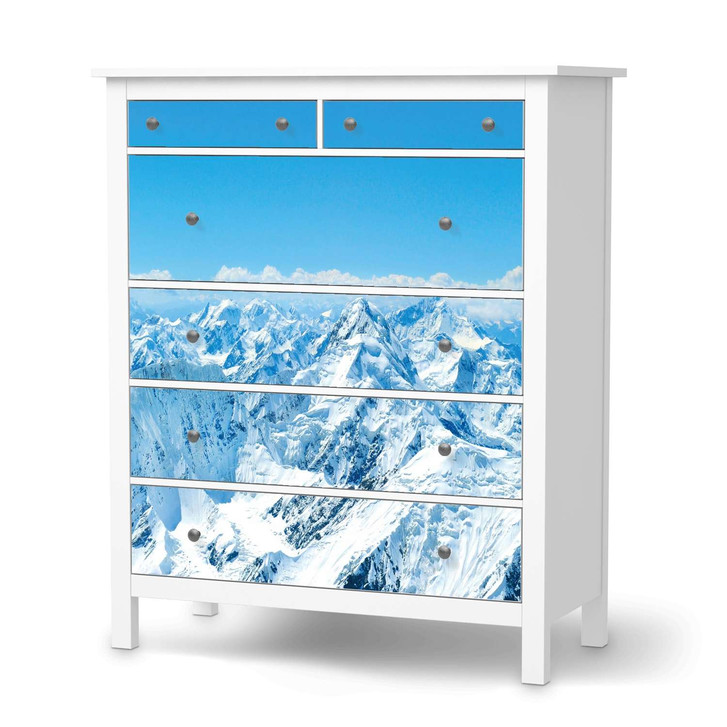 Klebefolie IKEA Hemnes Kommode 6 Schubladen - Himalaya - CR111374