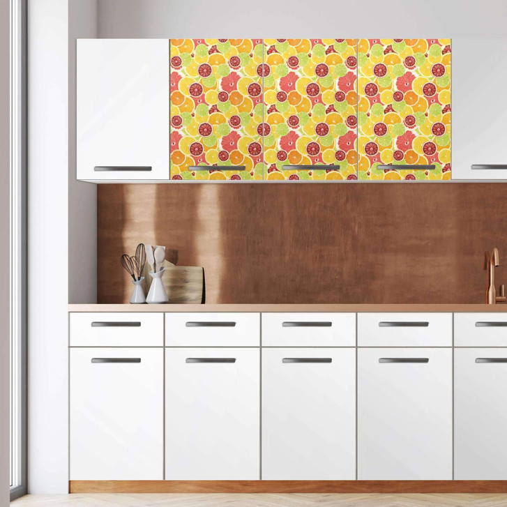 Klebefolie - Wandschrank 120cm Breite - Citrus - CR108270