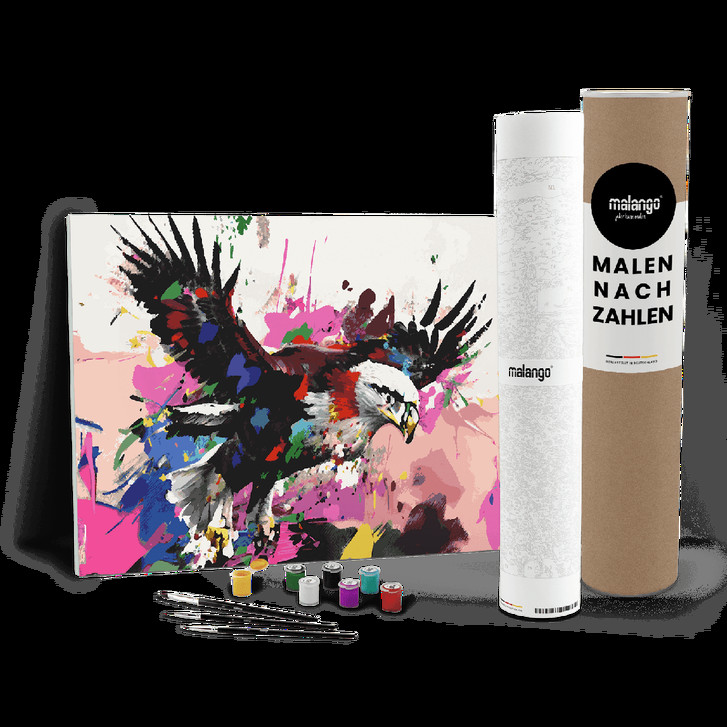 Malen nach Zahlen Leinwandbild - Adler Adelheid - WA447772
