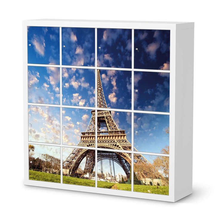 Möbelfolie IKEA Kallax Regal 16 Türen - La Tour Eiffel - CR115230