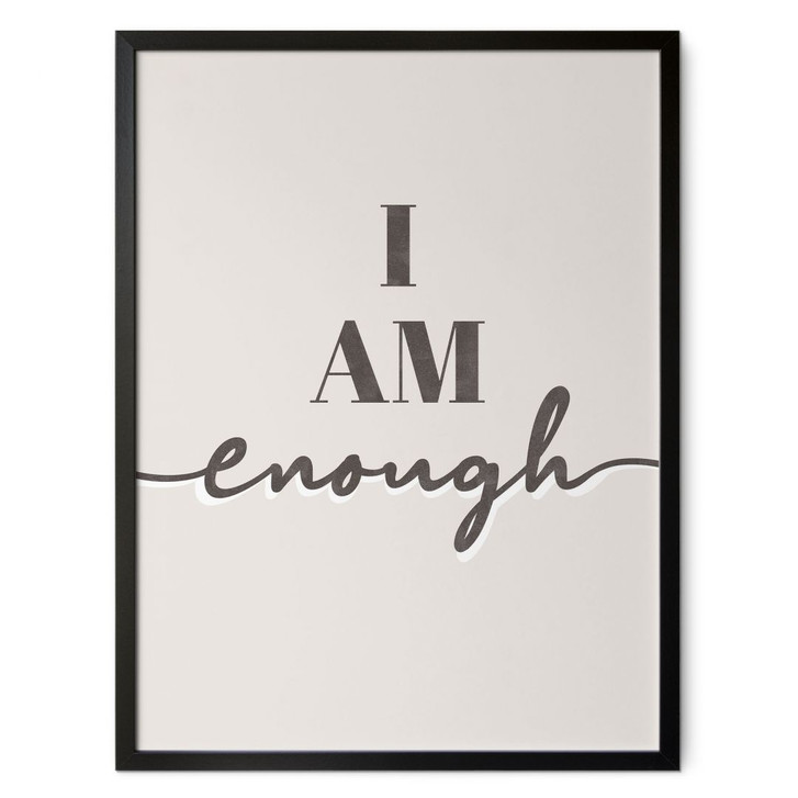Spruch Poster I am enough - WA498896