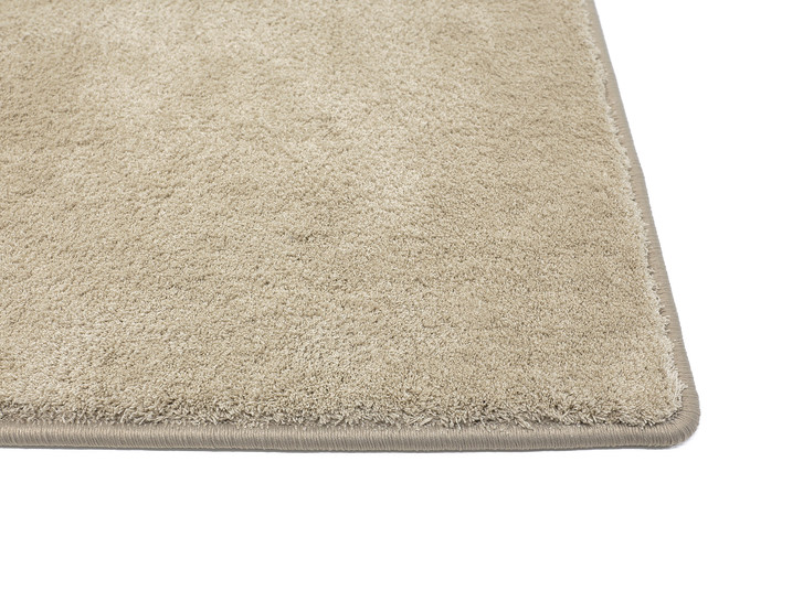 Yuki Velours Kettelteppich Wunschmass in Champagne - TS497376