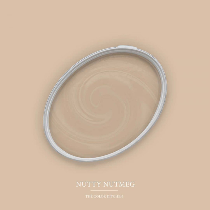Beige Wandfarbe seidenmatt I Nutty Nutmeg | Raum öffnend und beruhigend | THE COLOR KITCHEN - WA442805