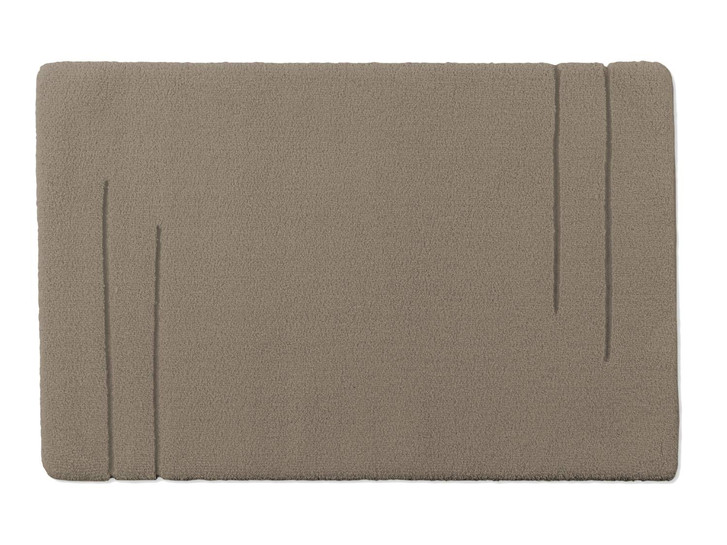 Effect Badteppich Wunschmass in Taupe 58 - TS400648