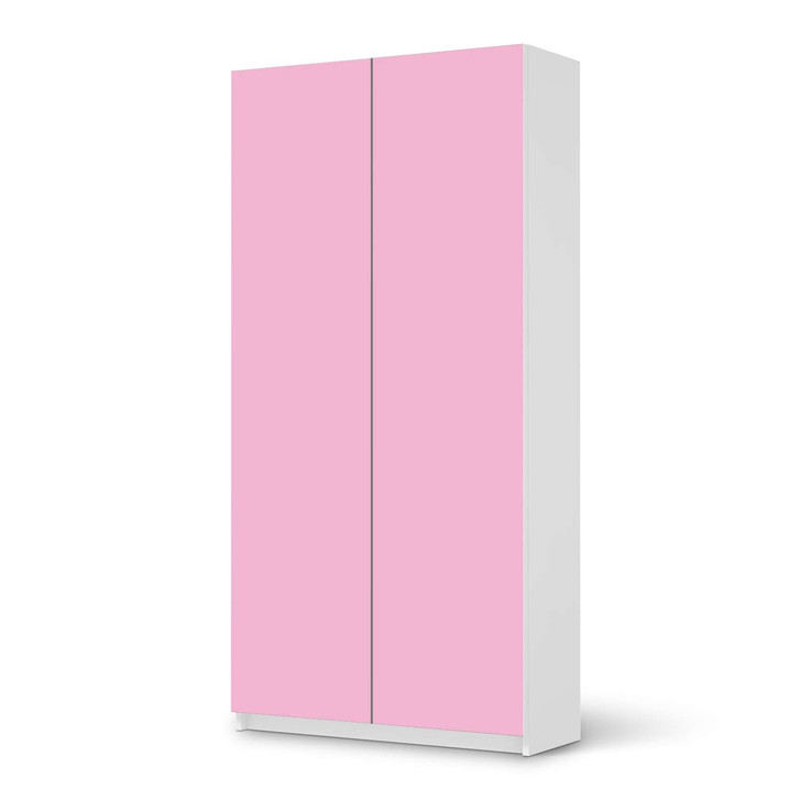 Klebefolie IKEA Pax Schrank 201cm Höhe - 2 Türen - Pink Light - CR109974