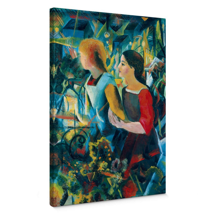 Leinwandbild Macke - Zwei Mädchen - WA369526