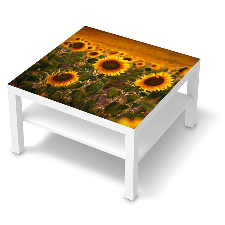 Möbelfolie IKEA Lack Tisch 78x78cm - Sunflowers - CR118523