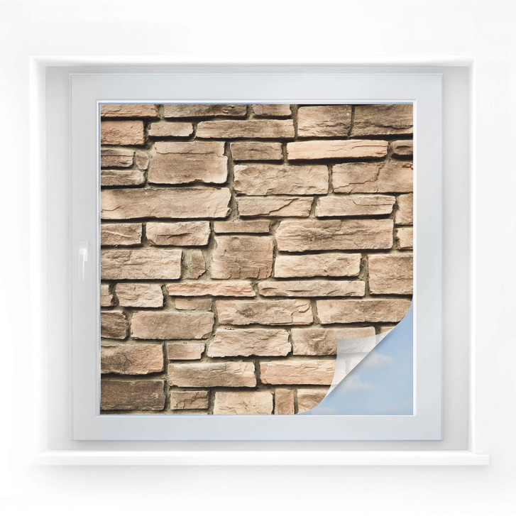 Sichtschutzfolie Italian Stonewall - quadratisch - WA175395