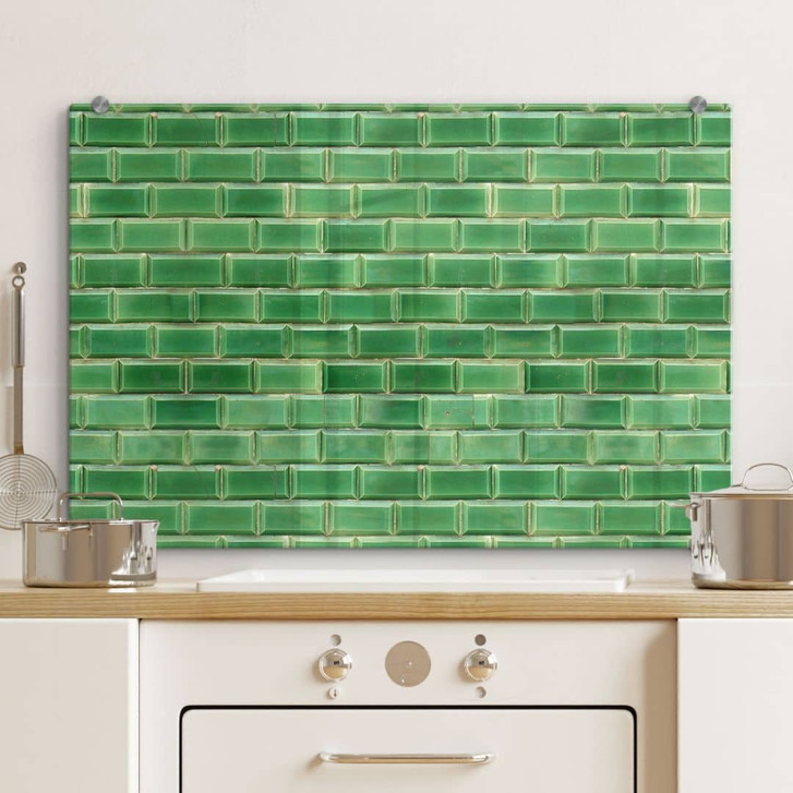 Spritzschutz Grüne Kacheln - WA178344
