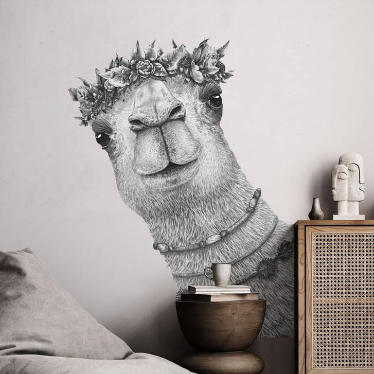 Wandtattoo Lamakopf - Korenkova - WA449879