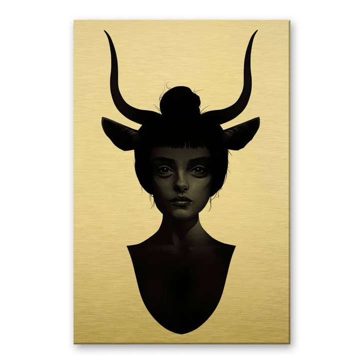 Alu-Dibond mit Goldeffekt Ireland - I Have Seen - WA314052