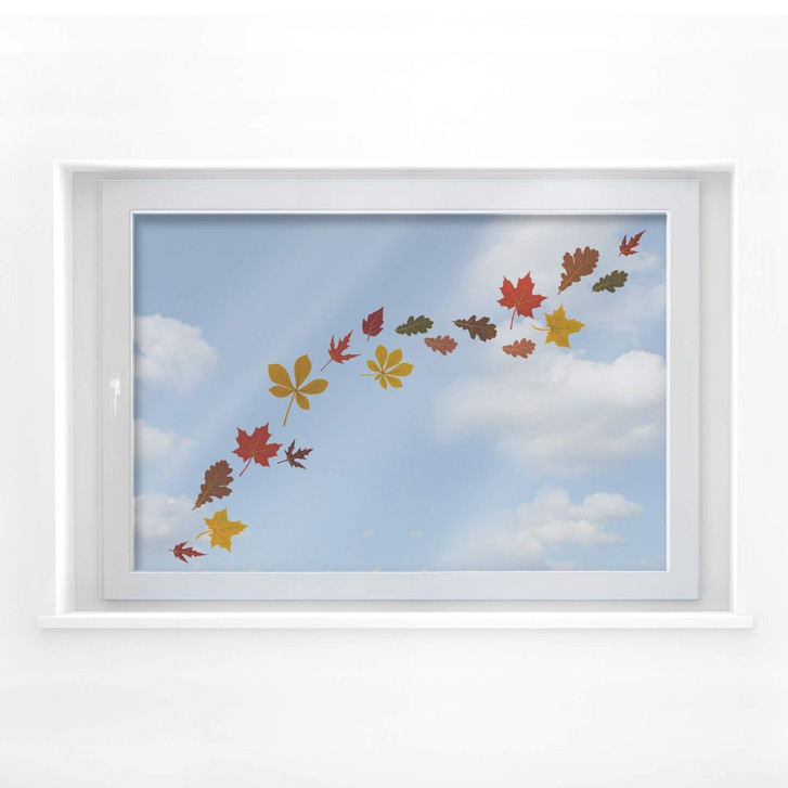 Fensterbild Blätter Set Herbst 02 - WA117091