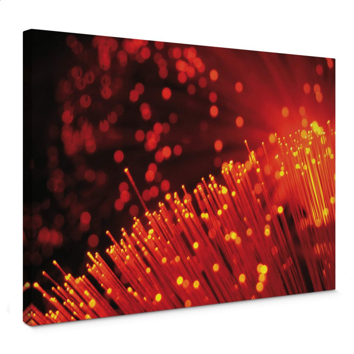 Leinwandbild Lichtfasern abstrakt - WA368430