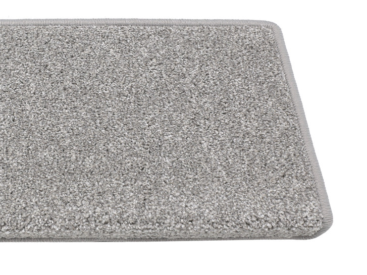 Lima Stufenmatte Rechteckig Wunschmass in Silbergrau - TS503954