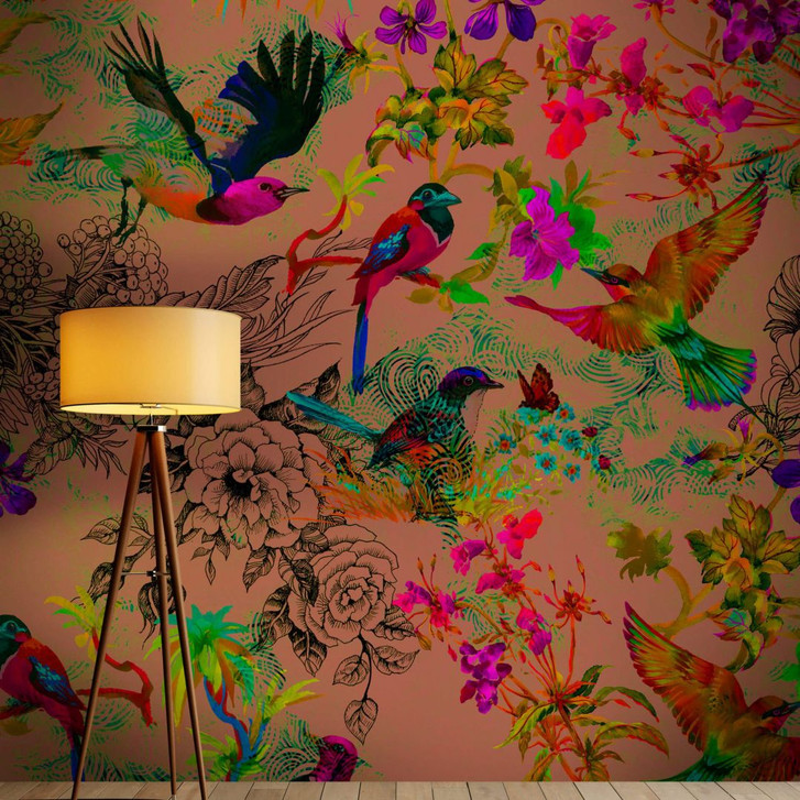 Livingwalls Fototapete Walls by Patel funky birds 3 - WA254997