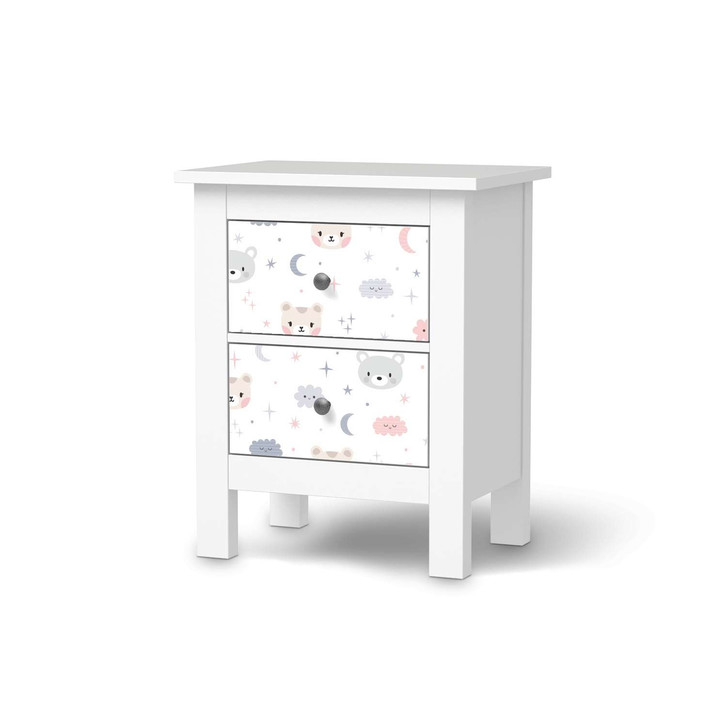 Möbelfolie IKEA Hemnes Kommode 2 Schubladen - Sweet Dreams - CR118229