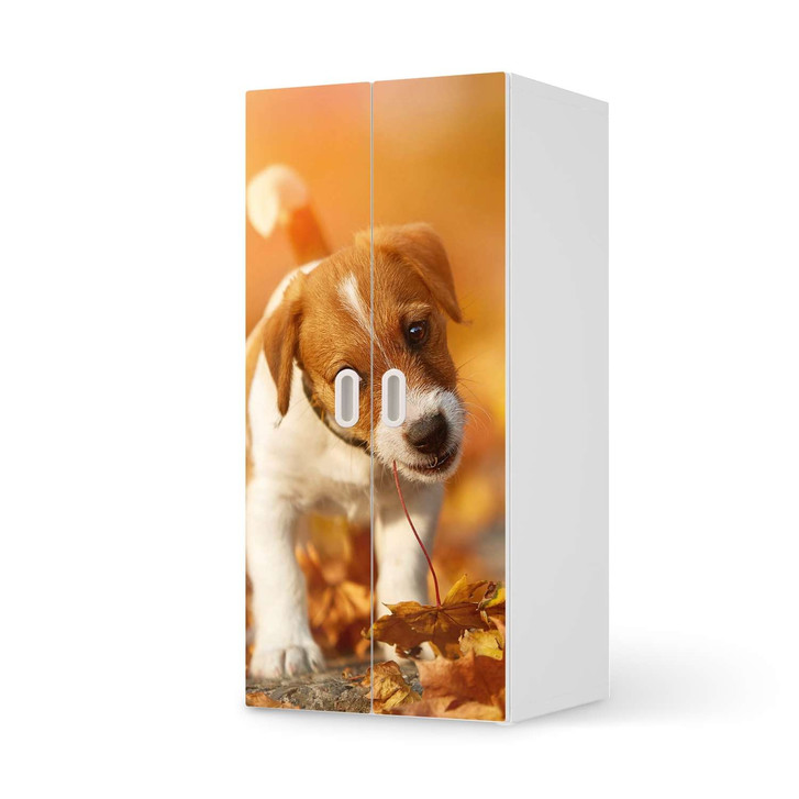 Möbelfolie IKEA Stuva / Fritids Schrank - 2 grosse Türen - Jack the Puppy - CR117846