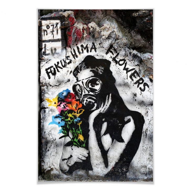 Poster Fukushima-Flowers - WA160920