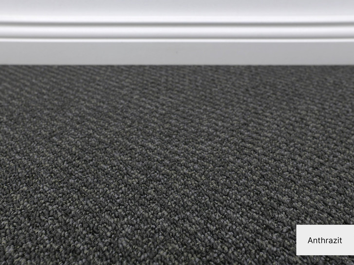 Bijou Loop Teppichboden Meterware in Anthrazit - TS491020