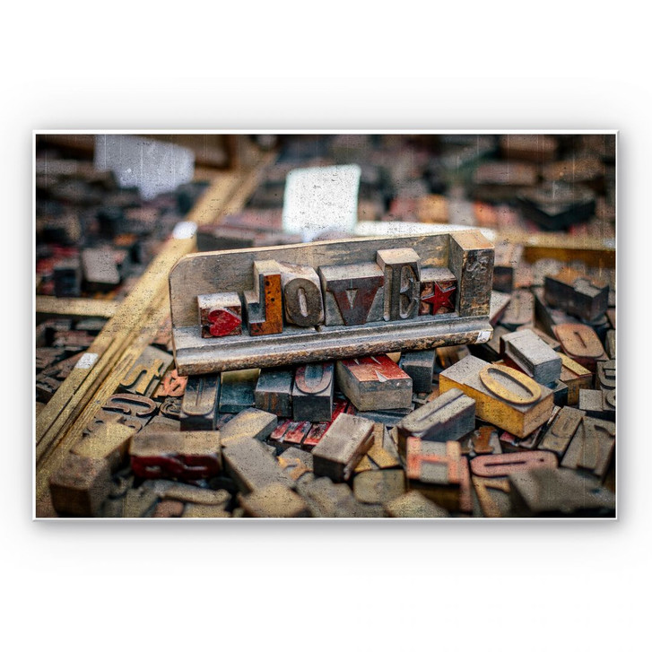 Wandbild Letternliebe - WA193731