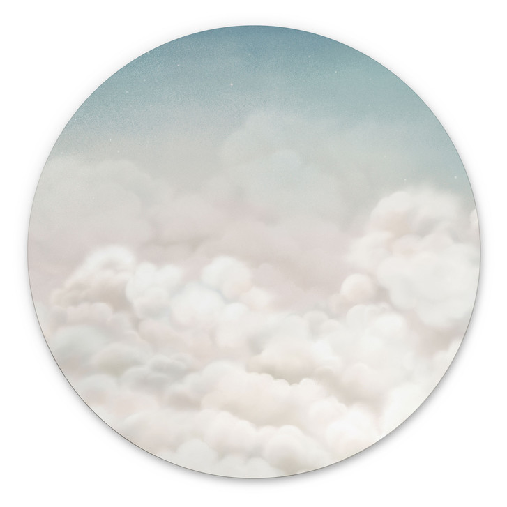 Wandbild Ruhige Wolken - Oliver Robins - Alu-Dibond - Rund - WA515068