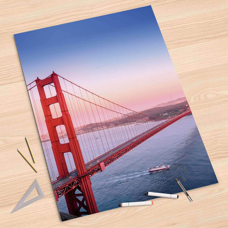 Folienbogen (80x120cm) - Golden Gate - CR107331