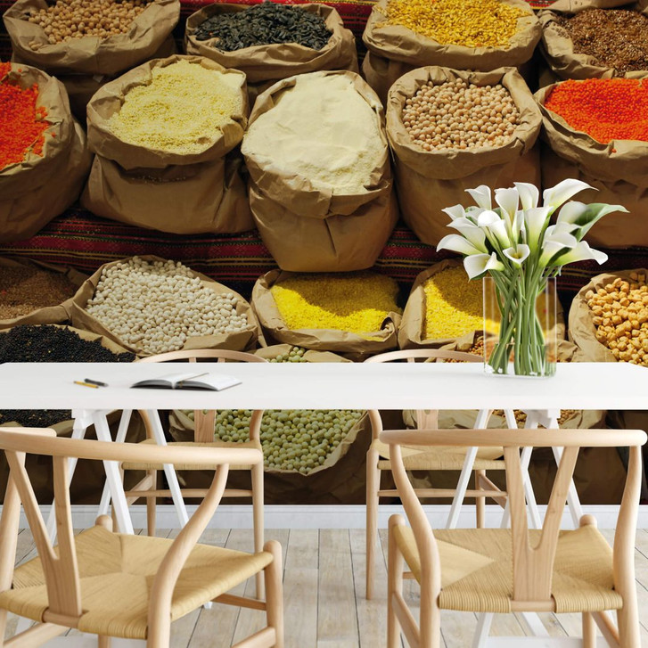 Fototapete Indischer Markt - 336x260cm - WA226646