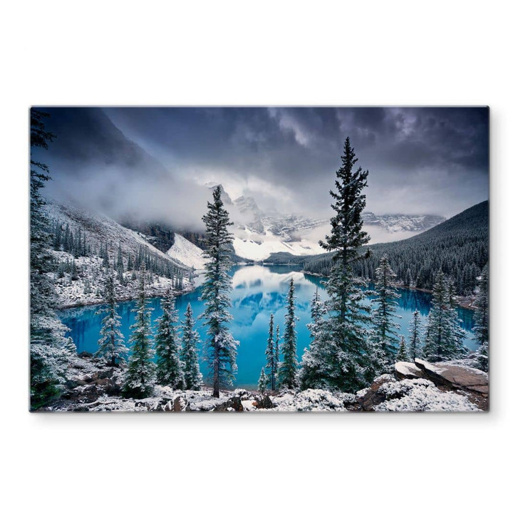 Glasbild Cole - Kalter Seeblick - WA320445