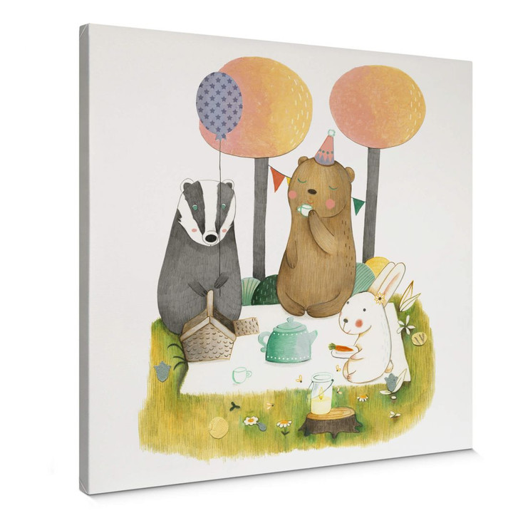 Leinwand Loske - Picknick zu dritt - WA356832