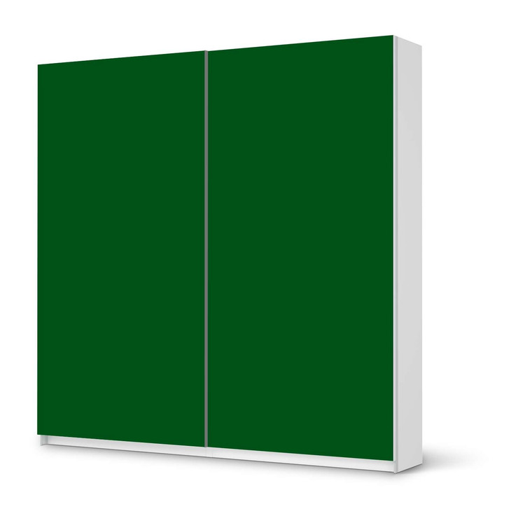 Möbel Klebefolie IKEA Pax Schrank 201cm Höhe - Schiebetür - Grün Dark - CR113873