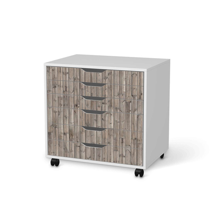 Möbelfolie IKEA Alex Rollcontainer 6 Schubladen - Dark washed - CR114199