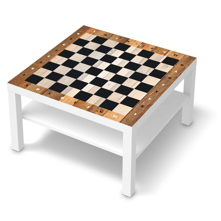 Möbelfolie IKEA Lack Tisch 78x78cm - Spieltisch Schach - CR118518