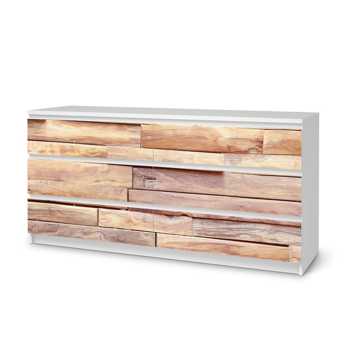 Möbelfolie IKEA Malm Kommode 6 Schubladen (breit) - Artwood - CR116524