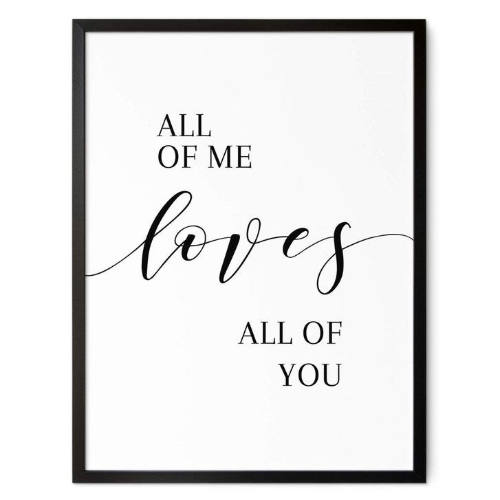 Poster All of me loves all of you - WA378925