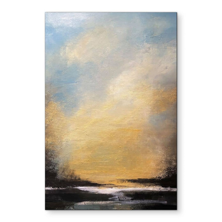 Wandbild Goldenes Licht am Abendhimmel - Bergius - Alu-Dibond - WA464594