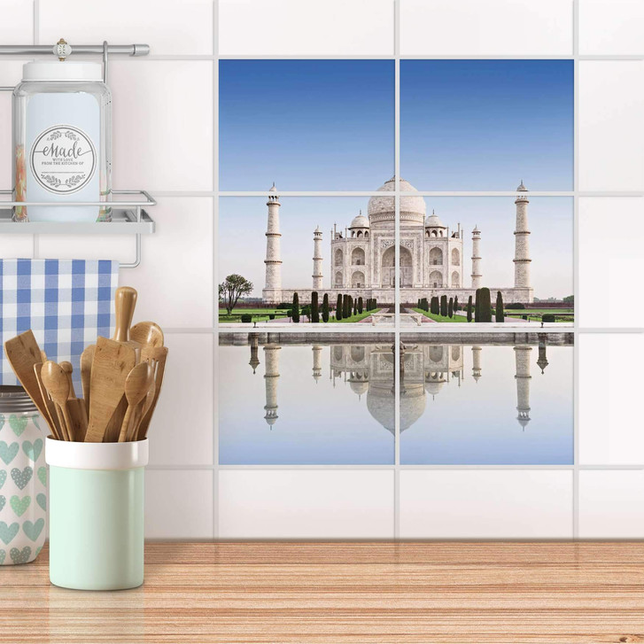 Fliesenfolie quer - Taj Mahal - CR104630