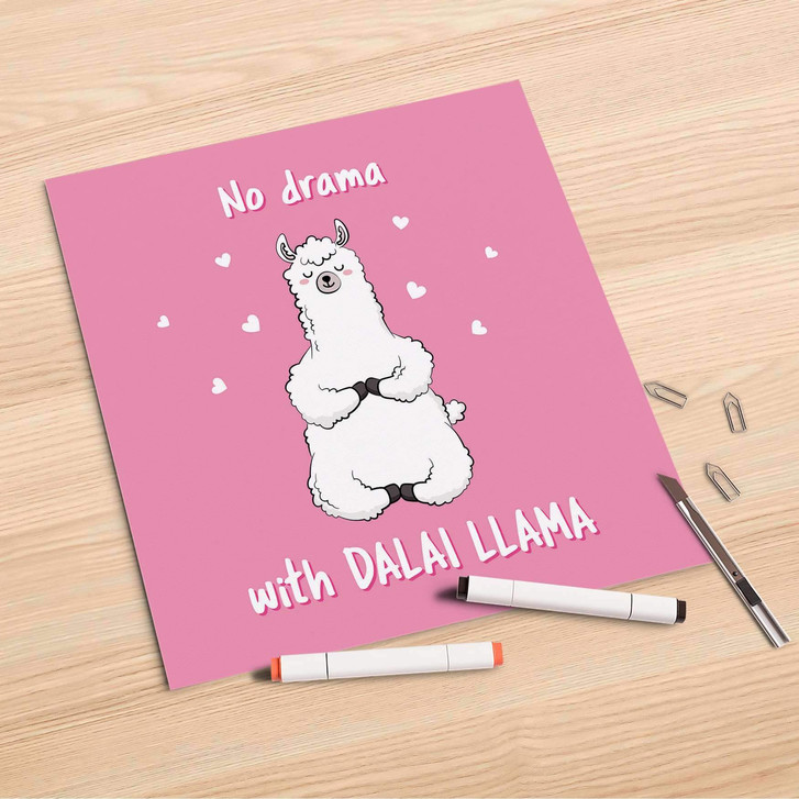 Folienbogen (30x30cm) - Dalai Llama - CR106796